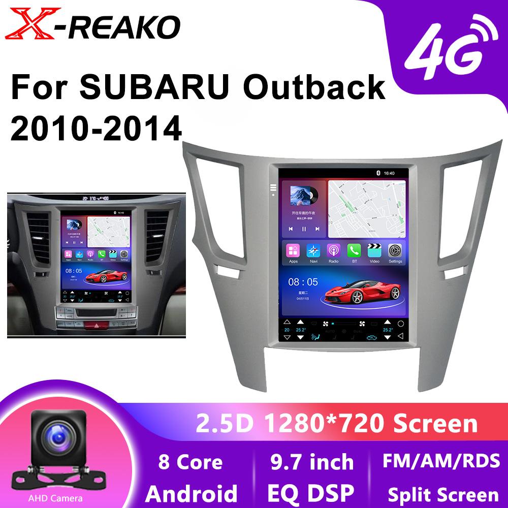 

REAKOSOUND 2Din Android автомобильный стерео радио мультимедийный видеоплеер для Subaru Outback Impreza Legacy 2009-2014 Carplay 8-core 4+64