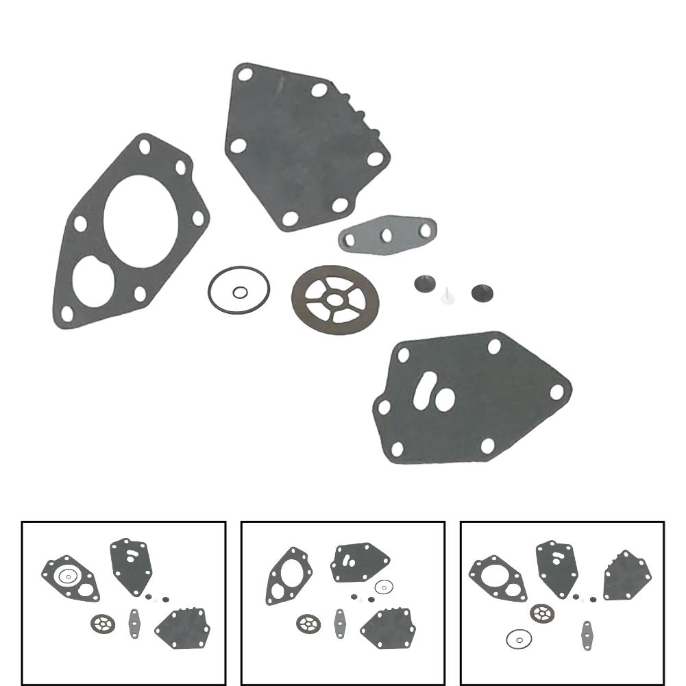 Parte di Ricambio Pompa Parti Pompa Fuoribordo Kit Riparazione Pompa Carburante Include Componenti di Riparazione Funzionamento Stabile del Motore