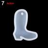 Jewelry Crafts Home Decoration Snowflake Resin Molds Silicone Pendant Epoxy Resin Mold Christmas Gift
