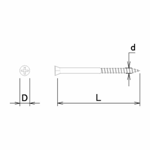 DAIDOHANT Chromate Mini Screws, Flexible Head, 2.4mm Nominal Diameter X 32mm Length X 4.0mm Head Diameter, Steel (Pack of 80) 10173959