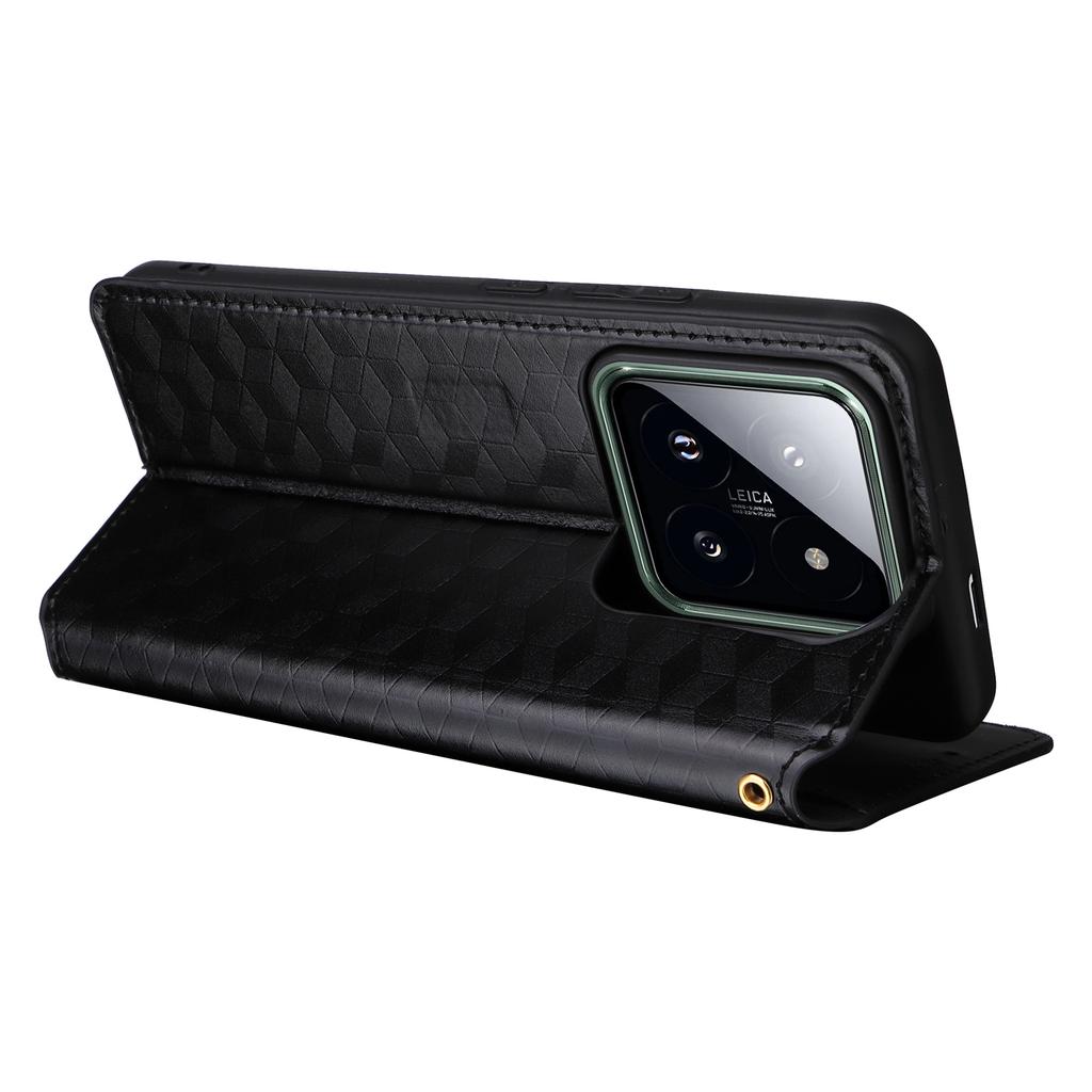For Xiaomi 14 Pro Cell Phone Case Magnetic Closing Leather Wallet Phone Cover