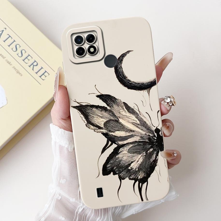 For Realme C21 RMX3201 Case Realme C25 Cover Popular Sunflower Soft Silicone Phone Case For Realme C25S C25Y C21Y C 21 C 25 Capa