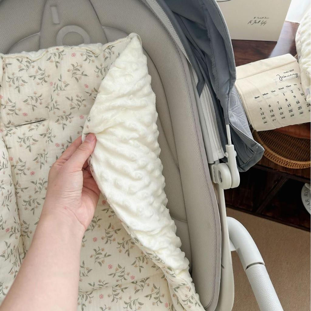 Soft Cotton Gauze Stroller Seat Cushion for Babies