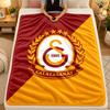 Flannel BlanketGalatasaray FC Warm Soft Throw Blanket for Indoor Sofa Bed Living Room Use