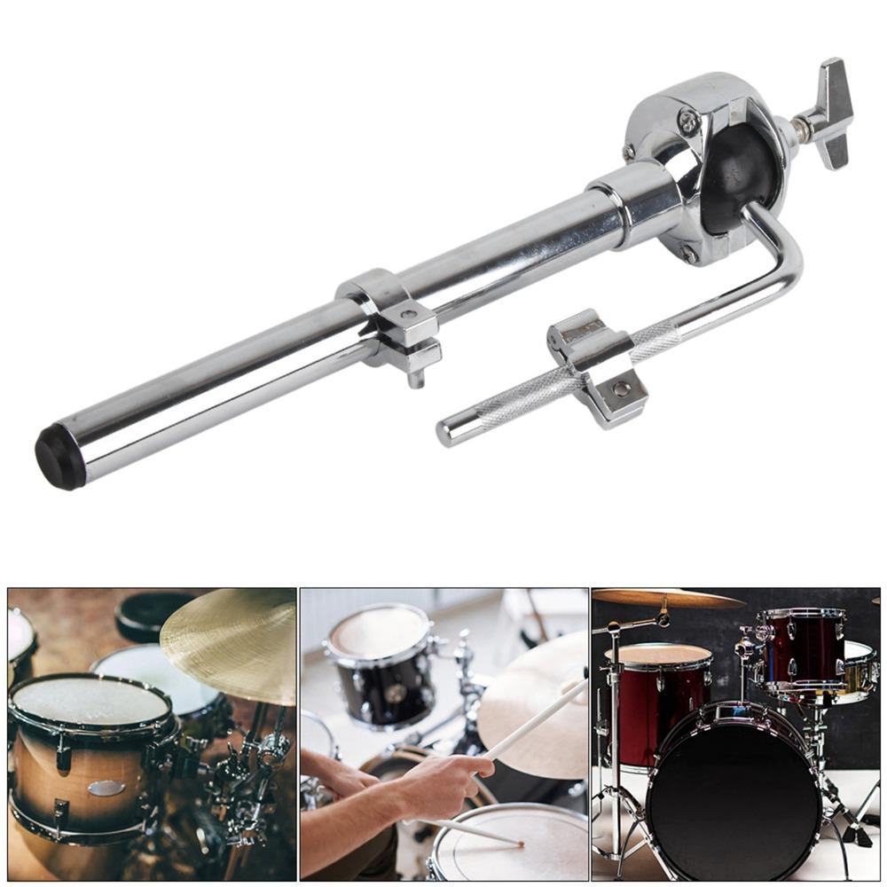 SIlver Drum Boom Stand Metal Percussion Drum Parts Durable Single Tom Holder For Jazz Drum Set