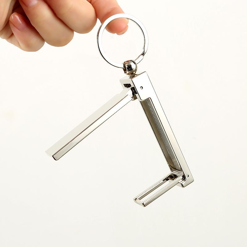 

Многофункциональный брелок-подвеска для сумки, крючок, держатель для мобильного телефона, крючок для подвешивания сумки на край студенческого стола, практичный крючок для подвешивания сумки серебряный