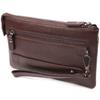 Stylish Clutch for Men Made of Genuine Leather CANPELLINI 21548 Brown