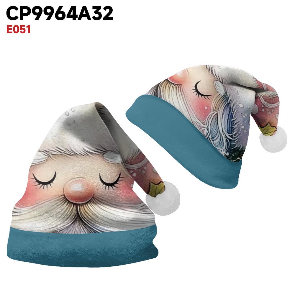 2024 Reversible Christmas Hat with Plus Velvet for Kids & Adults - Holiday Decoration