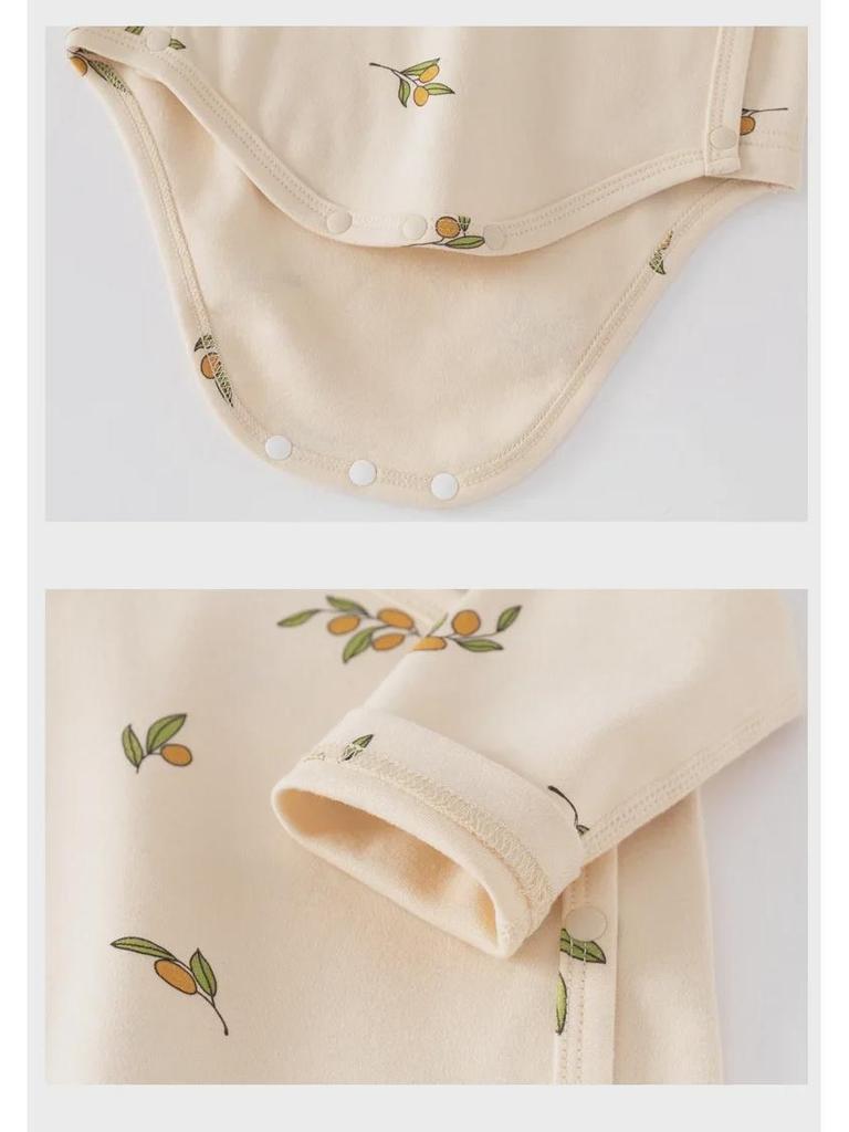 Ins Baby Fart Spring/Autumn Cotton Triangle Romper - Newborn Jumpsuit