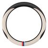Ultra-Thin Anti-Slip Perforated Leather Steering Wheel Cover, Breathable No-Sew Design for All Seasons