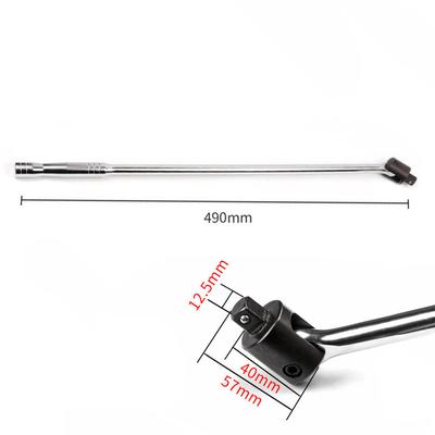 Car 1/2" Drive Breaker Bar 18" Extra Long Breaker Bar Strong Arm Power Bar Wheel Wrench Car Repair Tools