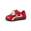 Girls' Shoes2026Spring new children's sports shoes, soft-soled, lightweight, with Velcro straps, for older boys, sneakers