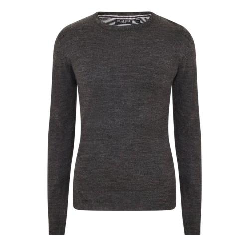Brave Soul Mens Flat Knit Crew Neck Jumper