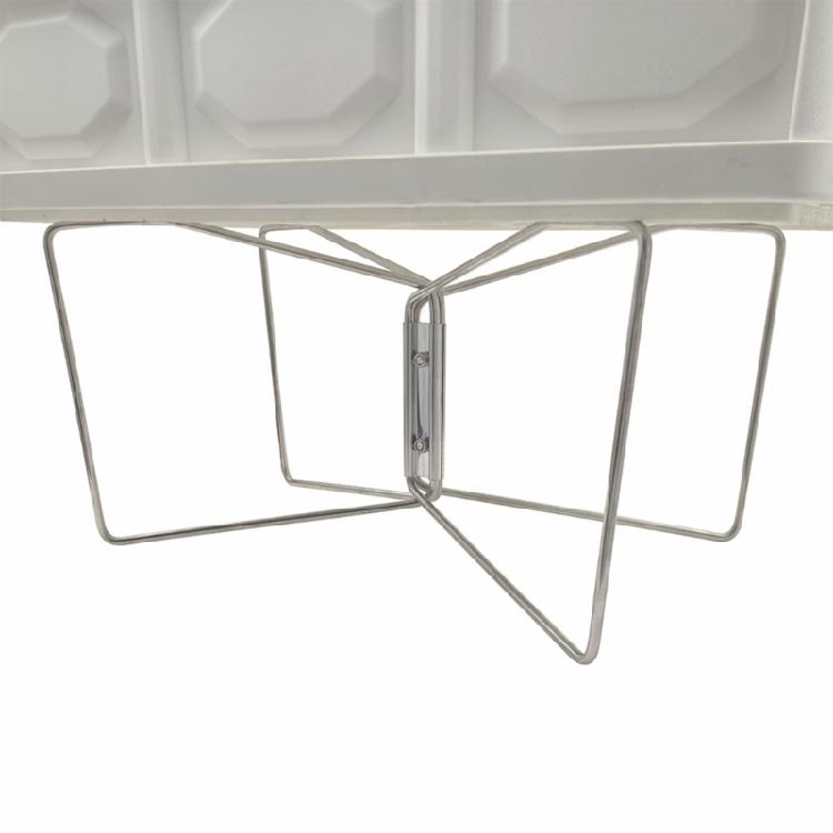 Camping Gear Stabilizers Base for Case Stainless Steel Construction Folding Design Includes Nonslip Pad Travel Friendly