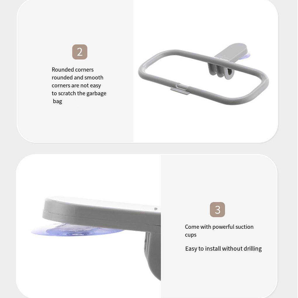 Waste Holder Bag Bracket Fine Workmanship Long-lasting Household Accessories Kitchenware Rack Bin Stand Kitchen Gadget