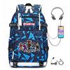 Cartoon Game Merchandise With Usb Hiking Bag College Students Outdoor Travel Large Capacity Backpack Bag