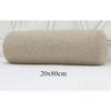 Long Pillow for Beds Cylinder Support Waist Leg Cushion Simple Solid Color Sun Lounger Backrest Pad Home Office Decor
