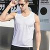 Men's Ice Silk Mesh Sleeveless Vest - Sweat-Absorbent, Loose Fit Fitness Shirt