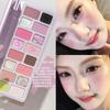 Summer Starts in One Second! Macaron Eyeshadow Palette with Multiple Colors, Matte and Vibrant Green Summer Dopamine Color Eyeshadow