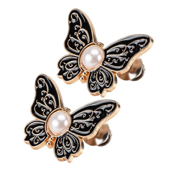 2Pcs Waist Butterfly Clips Reusable No Sew Pants Waist Tightener Buckle Clasp Detachable Butterfly Waist Cinching Button for Loose Jeans