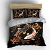 Koi Fish Decorative Art Set Soft Comfortable Duvet Cover Bedding Set Included 1*Duvet Cover & 2*Pillowcases, Gift