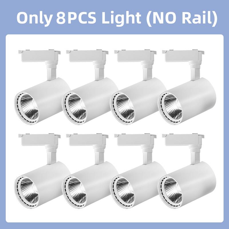 LED Track Light Set COB Track Lamp Rail Lighting for 20/30/40W Home Spotlight Indoor Clothing Shop Store Bedroom Lamp Fixture