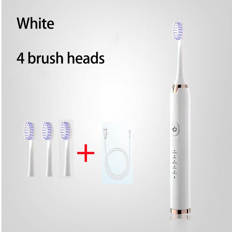 Powerful Ultrasonic Sonic Electric Toothbrush USB Charge Rechargeable Tooth Brush Washable Electronic Whitening Teeth Brush