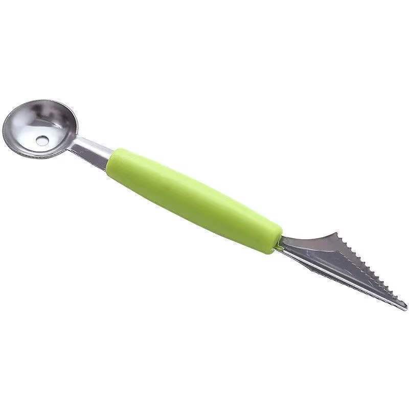 Multifunktions-Fruchtschnitzmesser Wassermelonen-Ausstecher Eisdiele Kugel-Schöpflöffel Löffel Ausstecher Küche DIY Kalte Speisen Werkzeuge Gadgets