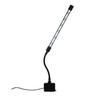 D C 5V 7W 20LED Aquarium Light Fish Jar Clamp Clip View Lamp USB Powered Operated 3 Lighting Colors Changeable 10 Levels   Brightness Dimmabl
