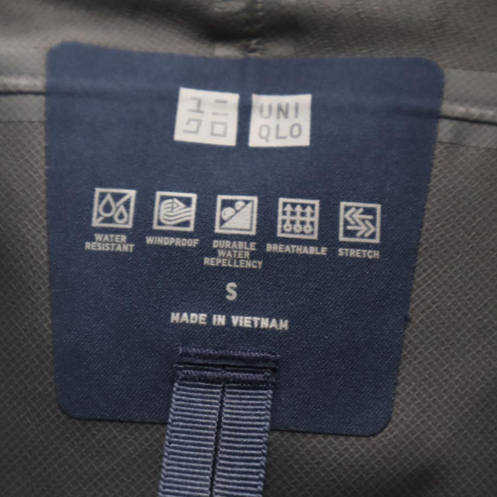 Uniqlo Long Sleeve Block Tech Parker S Navy Men's Used