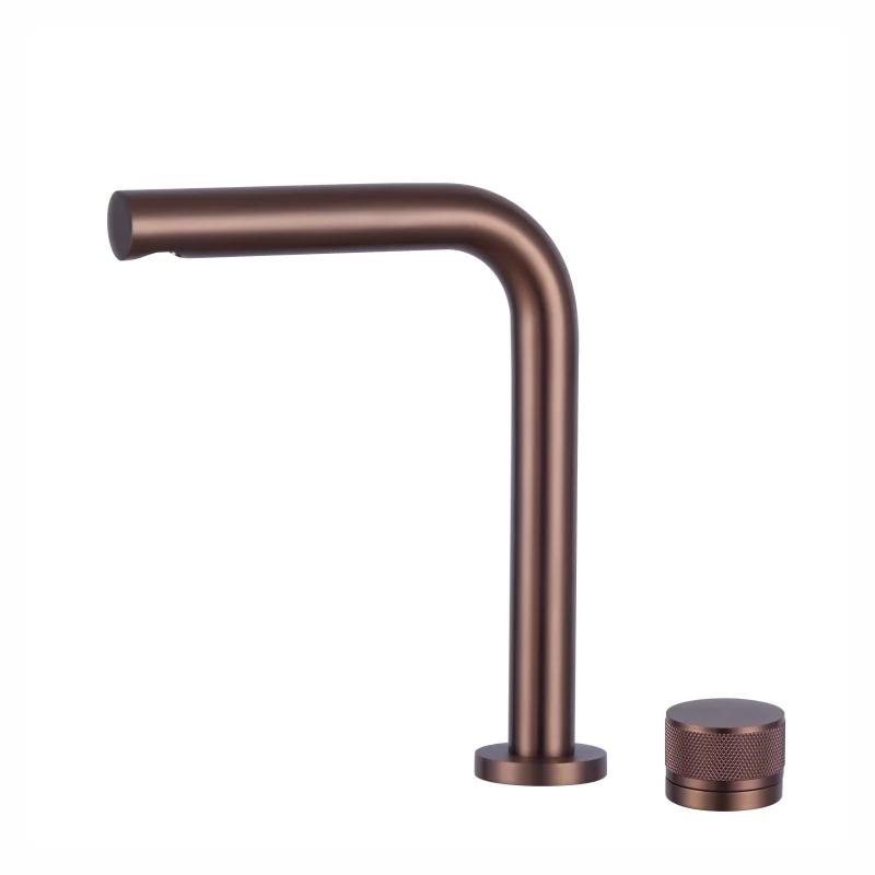 Separate bathroom faucet, basin height and width basin faucet mixer tap single handle rotary control cold and hot basin faucet