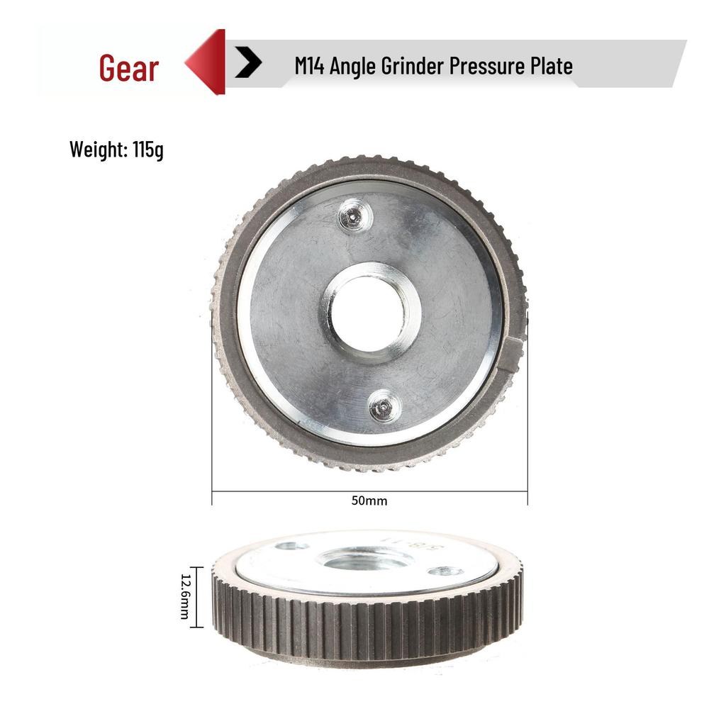 Compact M14 Angle Grinder Quick Clamp Lock Plate