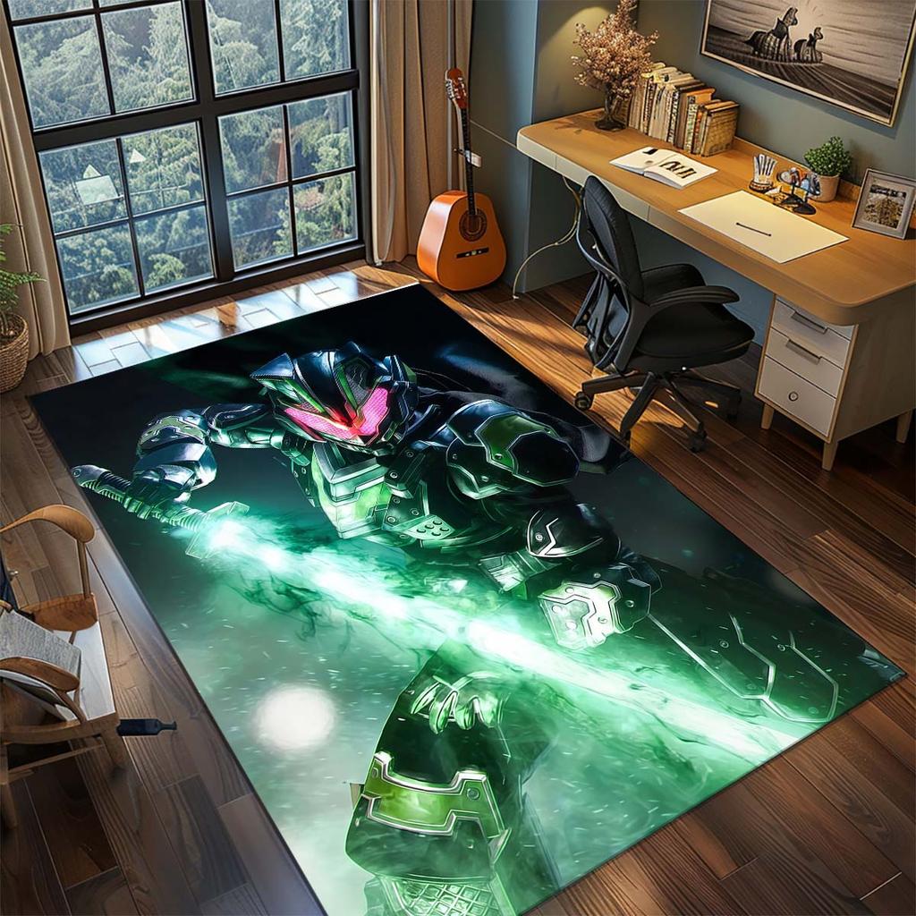 Kamen Rider Area Carpet for Living Room Bedroom Home Decor Cool Movie Mat Floor Mat