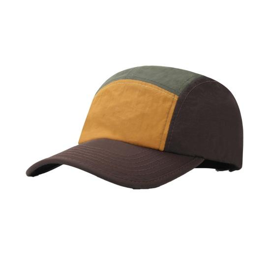 

Baseball Hat Contrasting Color Quick-Drying Water-Repellent UPF50+ Sunscreen Hat Outdoor Climbing Cycling Hat коричневый