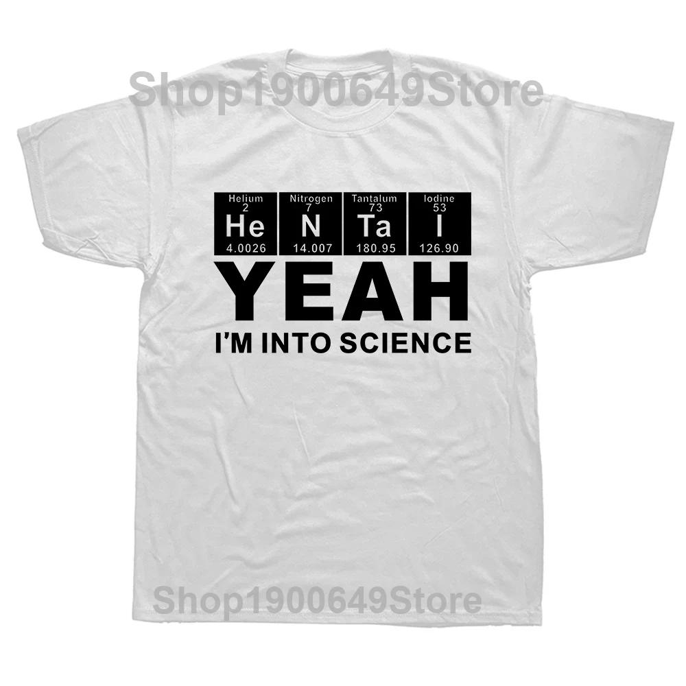 Funny Periodic Table Hentai T Shirts Graphic Cotton Streetwear Short Sleeve ONeck Harajuku Tshirt Mens Clothing