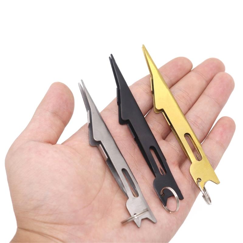 Fishing Line Knot Tyer Nails Knot Tying Tool Fishing Knot Tying Tool Quick Tie Knot Tool for Hook Lures Tie Knot Tyer