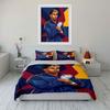 Athlete holding a trophy. Bedding sets Duvet cover sets Duvet covers Pillowcases(1 * Duvet Cover 2 * Pillowcases without duvet insert)