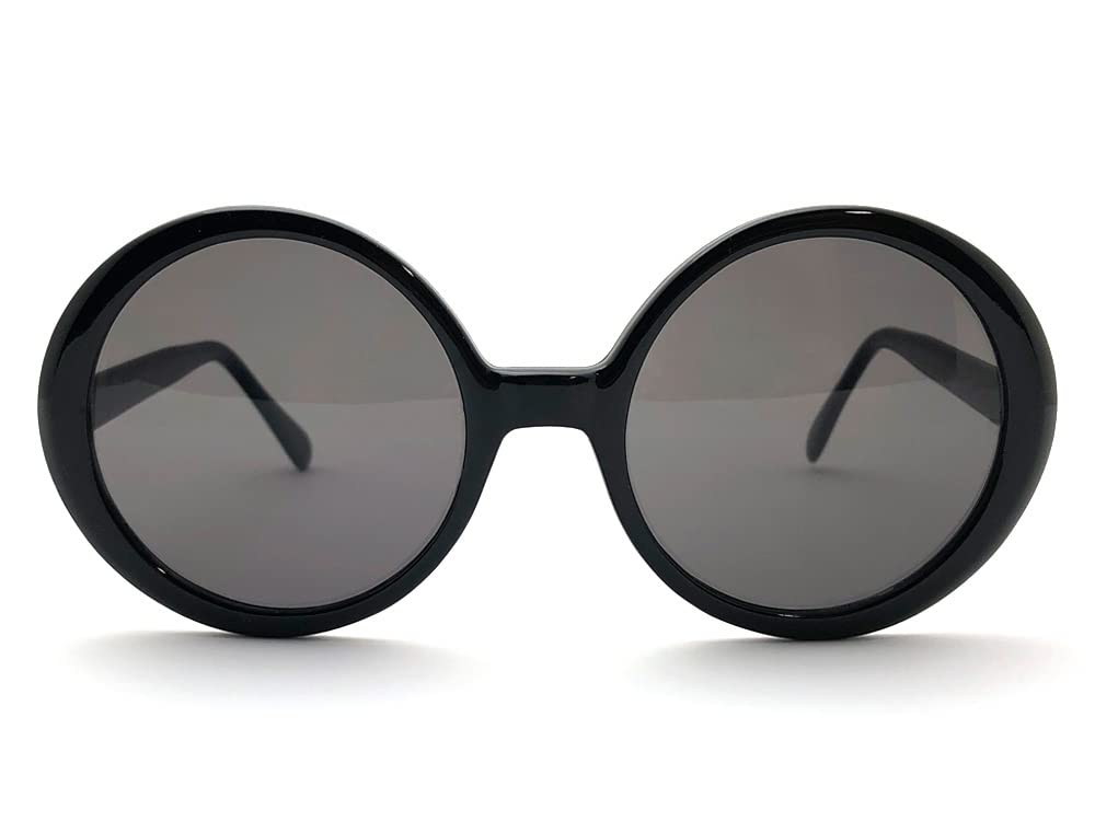 BIG OVAL SUNGLASS oval BLACK SMOKE [SPEED ADDICT] (big sunglasses) ×