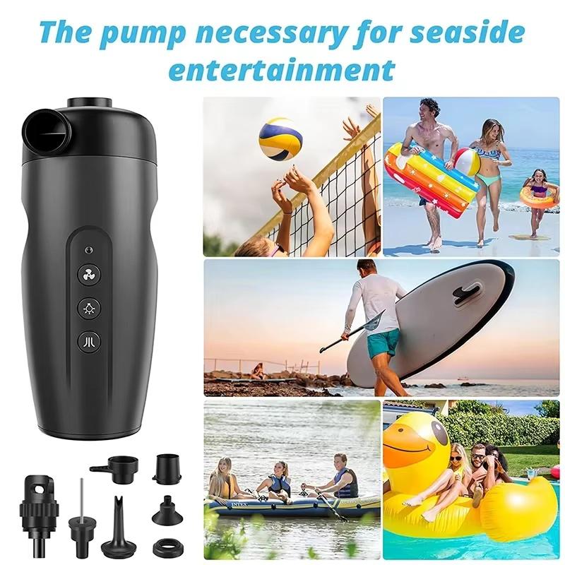 Car 20PSI Electric Inflation Pump Wireless Portable Car Outdoor Inflation Pump Air Inflator for SUP Stand Up Paddle Board Boat
