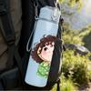 1PC Little Girl Dark Hood Cartoon Print 750ml Color Plastic Sports Water Bottle Leakproof Flip Straw Lid Suitable for Sports Office Home Use