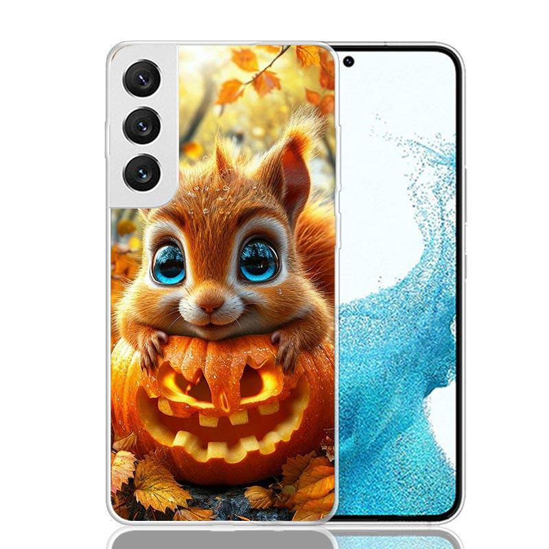 Animal Squirrel Phone Case For Samsung Galaxy S26 Ultra S23 S24 S25 Edge S20 FE S21 S22 Plus Soft Print Shell Cover Fundas Galax