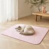 Breathable Summer Pet Bed Cooling Mat, Ice Silk Dog Pad, Washable Non Electric Pad for Pets Dogs And Cats, Floor Sofa