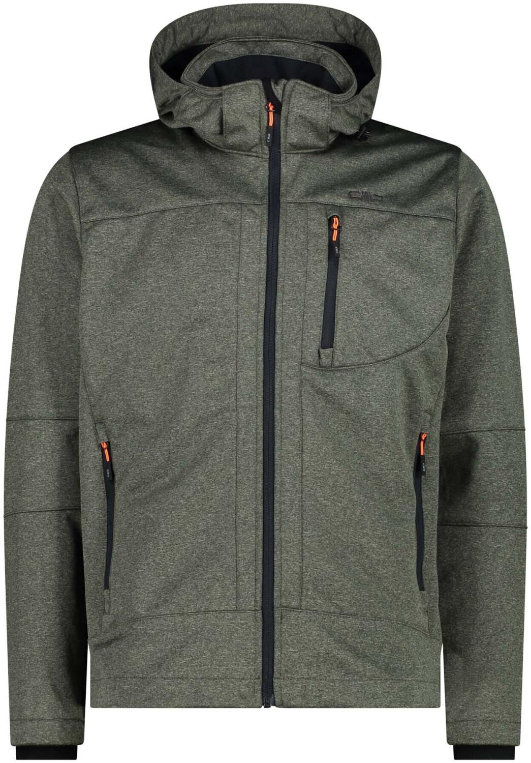 

Куртка CMP пестрый софтшелл мужская с отстегивающимся капюшоном (3A01787N-M) торба меланж 56