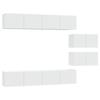 VidaXL Ensemble de meubles TV 6 pcs Blanc Bois d'ingénierie 3114598