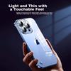With Built-In Lens ProtectorPhone Case for IPhone 13 Pro Max, Borderless Full Lens Protection, Fully Transparent, Ultra-Thin, Shockproof Case