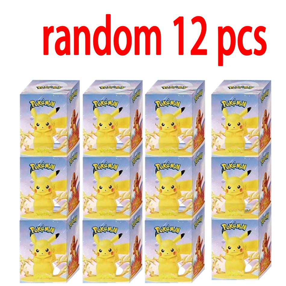 12Patterns Pok  mon Action Dolls Pikachu Blind Box Anime Models Desktop Decorations Pok  mon Toys Children's Birthday Gifts