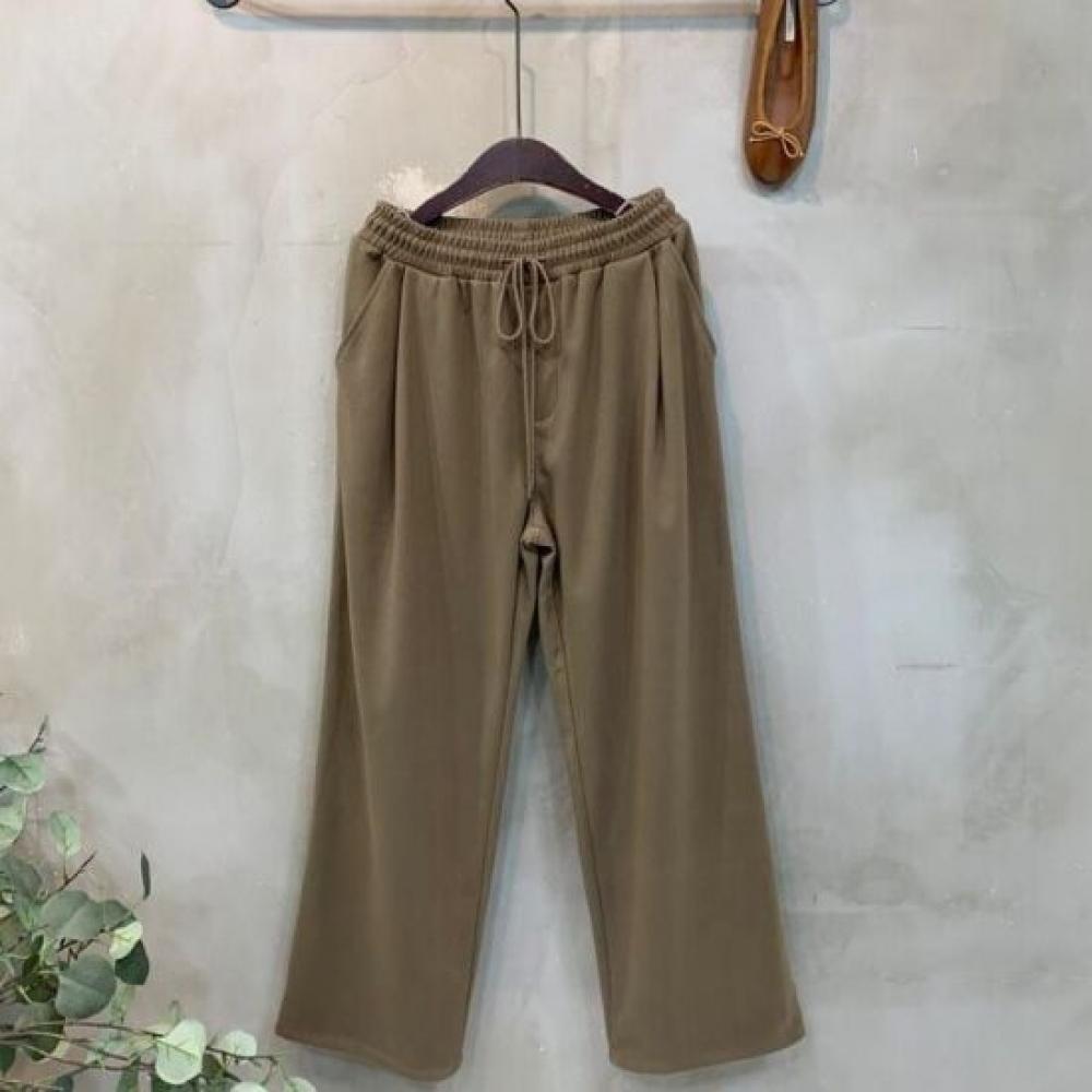 C S In The Room Kobu fleeCe Wide trouSerS 3 Length 3Color