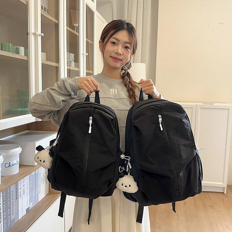 Schoolbag schoolbag female college students simple niche design sense high value junior high school students leisure travel backpack