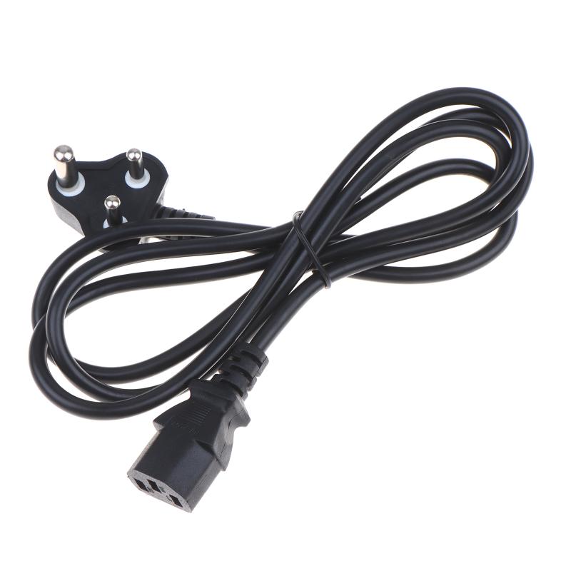 India Standard Power Cord, Type D Adapter Plug To Iec320 C13 Kettle Power Supply Cables,Isi Power Cable,110~250Vac 10~15A 1.5M
