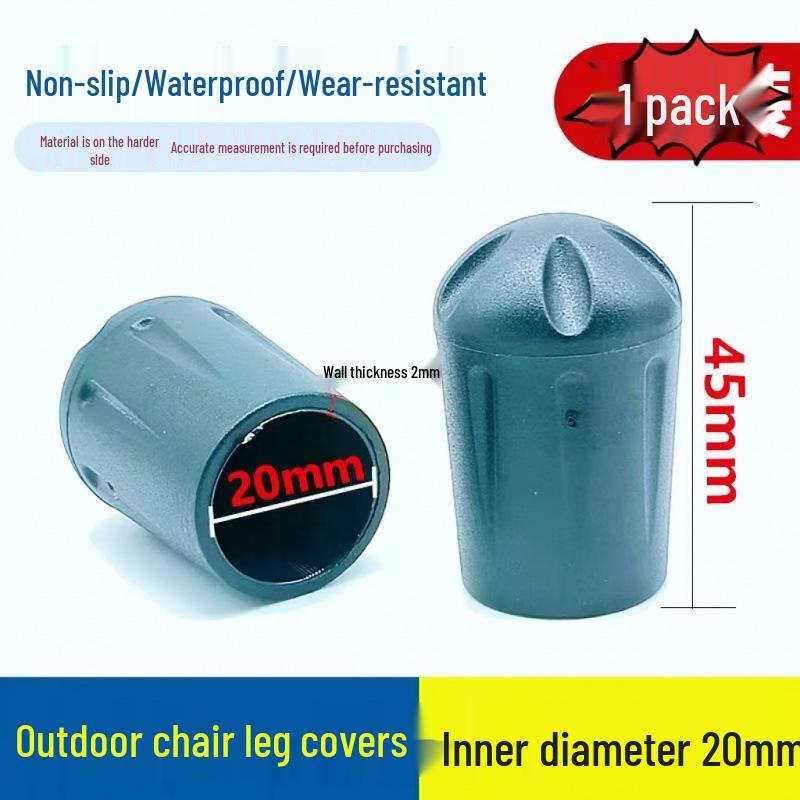 Non-Slip Outdoor Chair and Table Leg Covers – Anti-Sink, Wear-Resistant End Caps for Folding and Moon Chairs